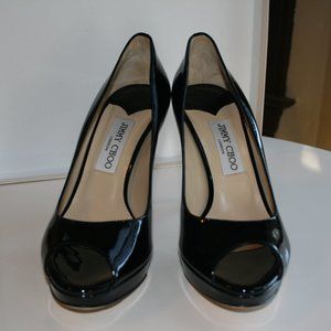 Jimmy Choo Luna Black Patent Pump